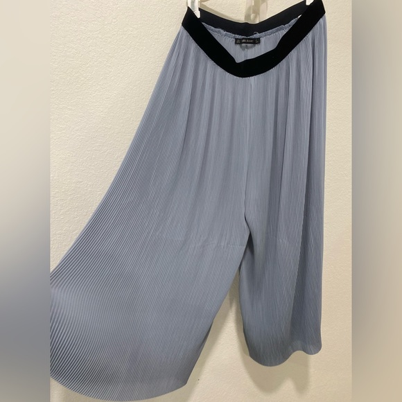 Zara Basic Pleated Palazzo Pants - Picture 5 of 6